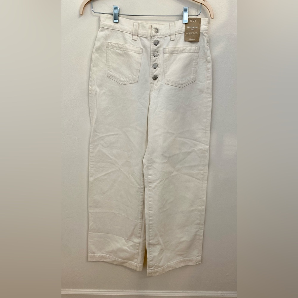 Madewell Superwide-Leg Jeans Size 28